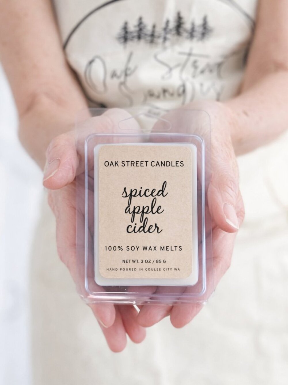 Oak Street Candles Natural Soy Wax Melts Spiced Apple Cider